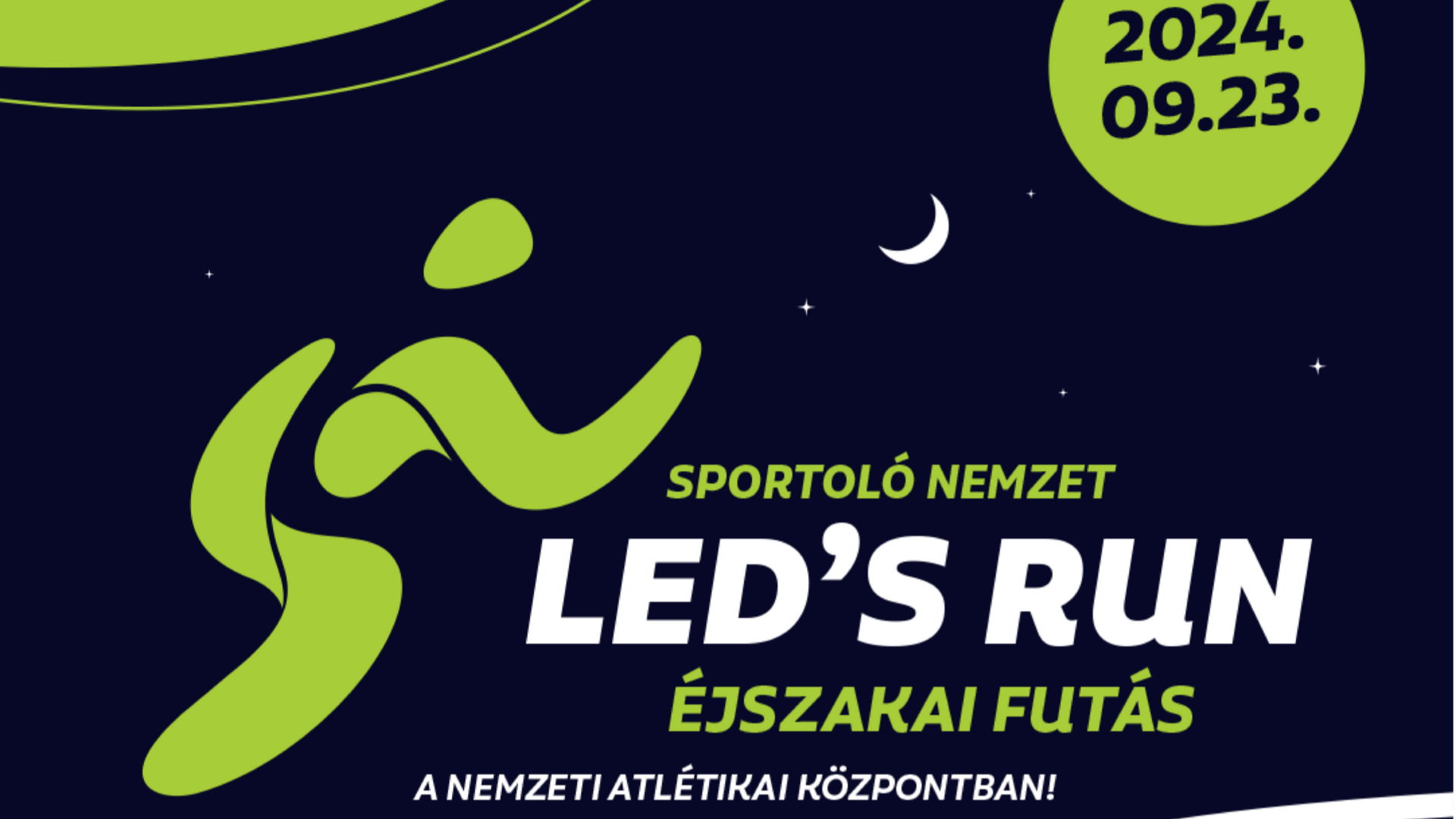 Fényfutás a Nemzeti Atlétikai Központban szeptember 23-án